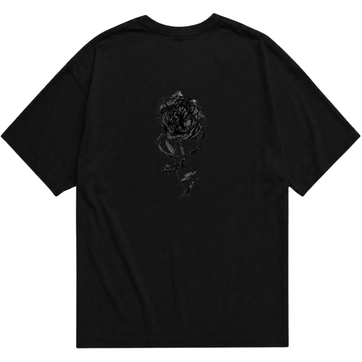 "The flower-zento" Camiseta Oversized Básica
