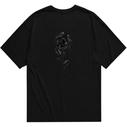 "The flower-zento" Camiseta Oversized Básica