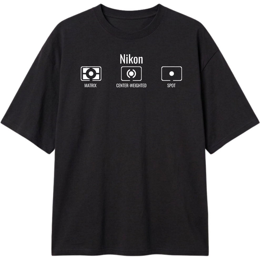 "Fotômetro Nikon" Camiseta Oversized Classic