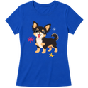 "Chihuahua de pelo longo" Blusa Baby Look
