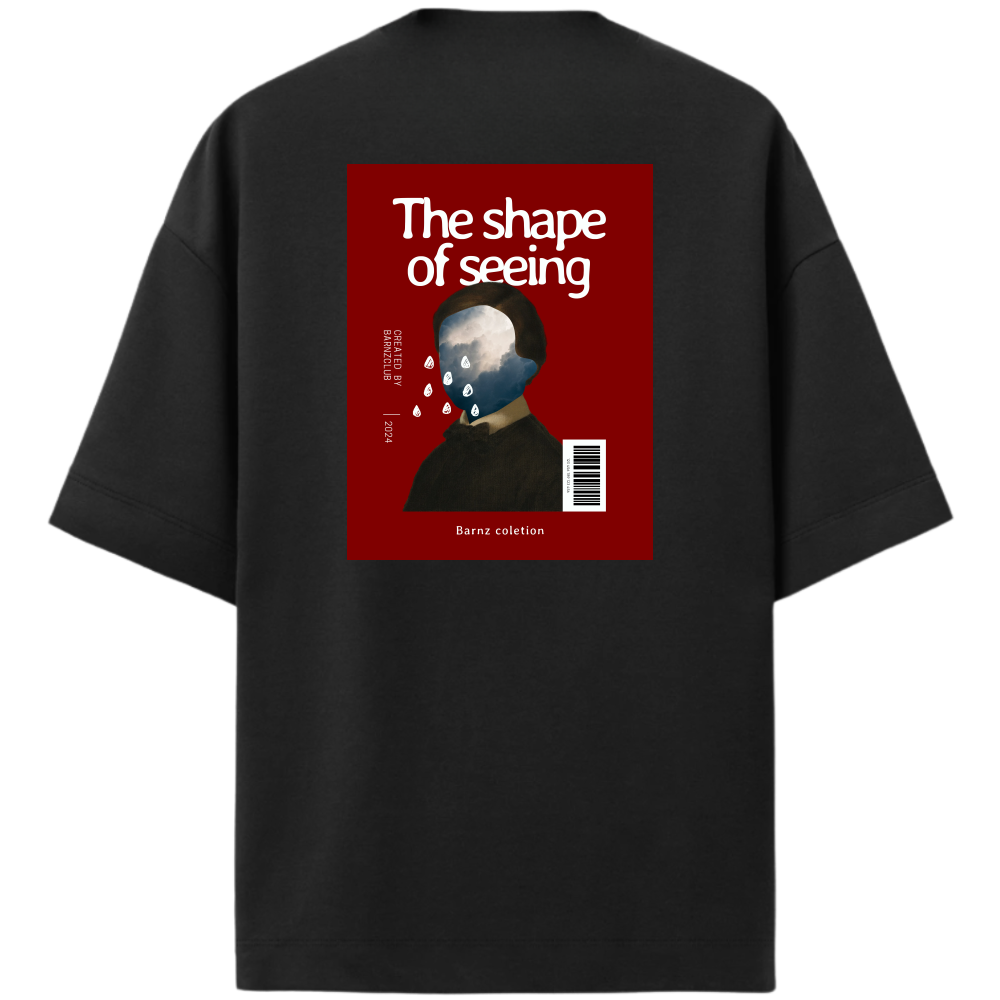 "Camiseta Oversized Barnz The Shape Of Seeing" Oversized Premium