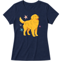 "Golden retrivier" Blusa Baby Look