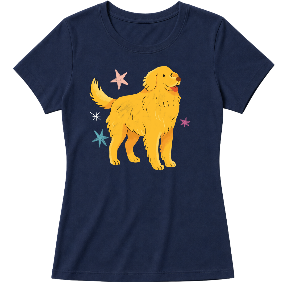 "Golden retrivier" Blusa Baby Look