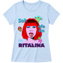 "Camiseta - Sob efeito de Ritalina" Blusa Baby Look
