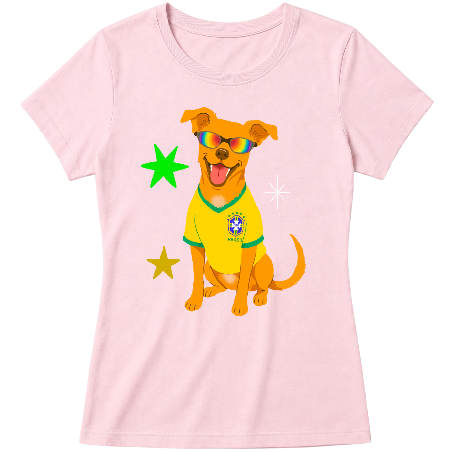 "Caramelo brasileiro" Blusa Baby Look