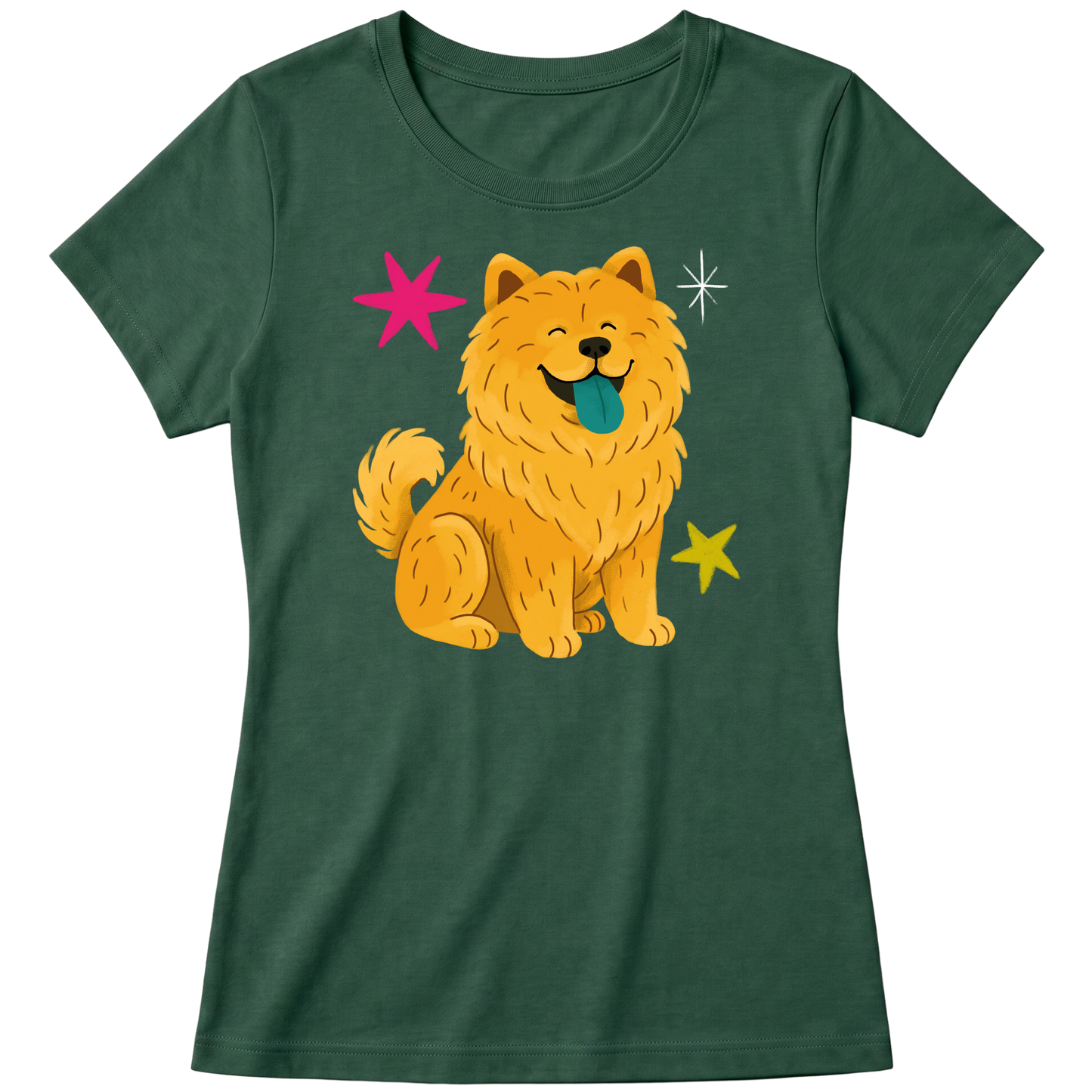 "Chow chow" Blusa Baby Look