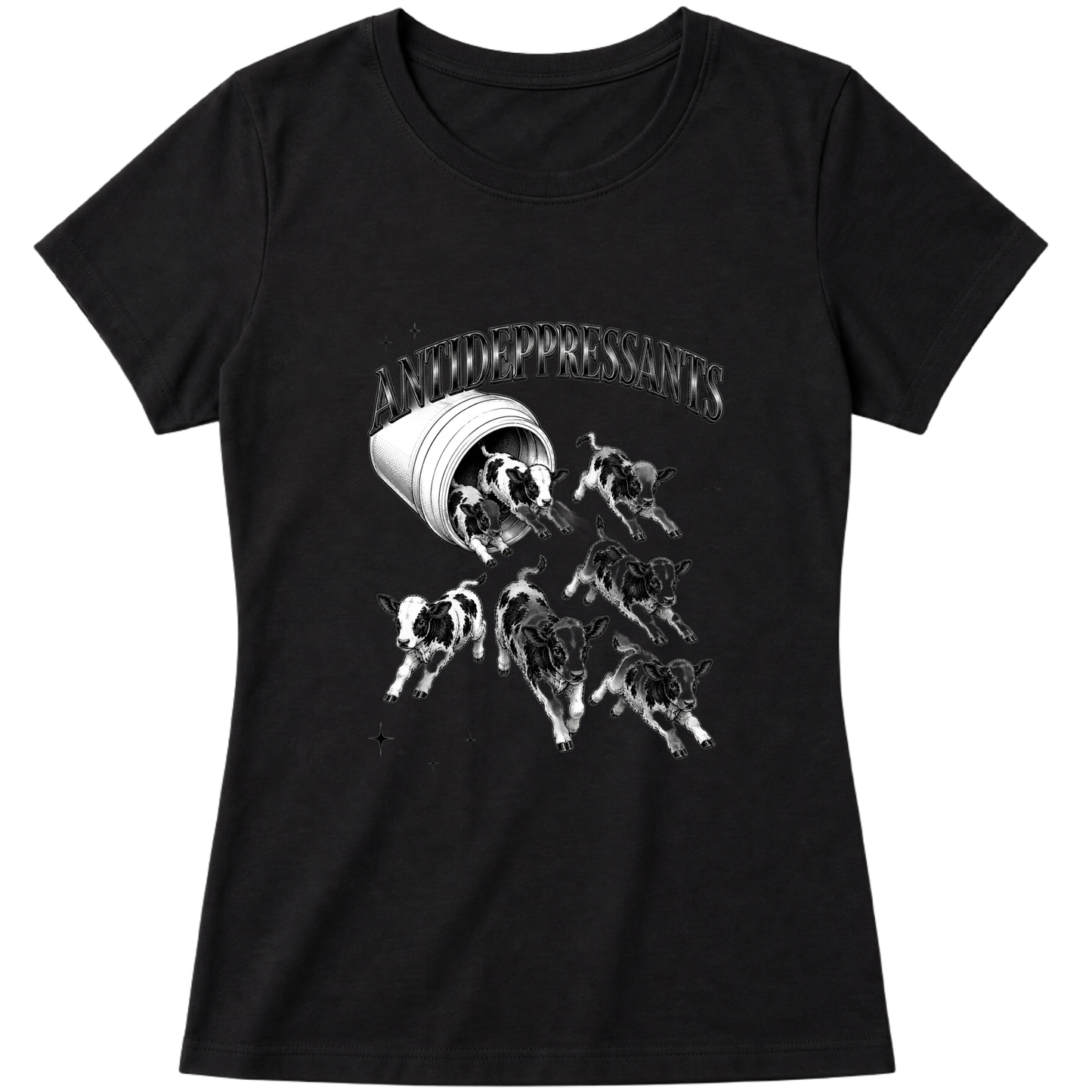 "Holy cow-m" Blusa Baby Look