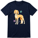 "Saluki" Camiseta Básica Unissex