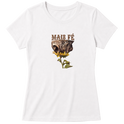 "Babylook MAIS FÉ" Blusa Baby Look