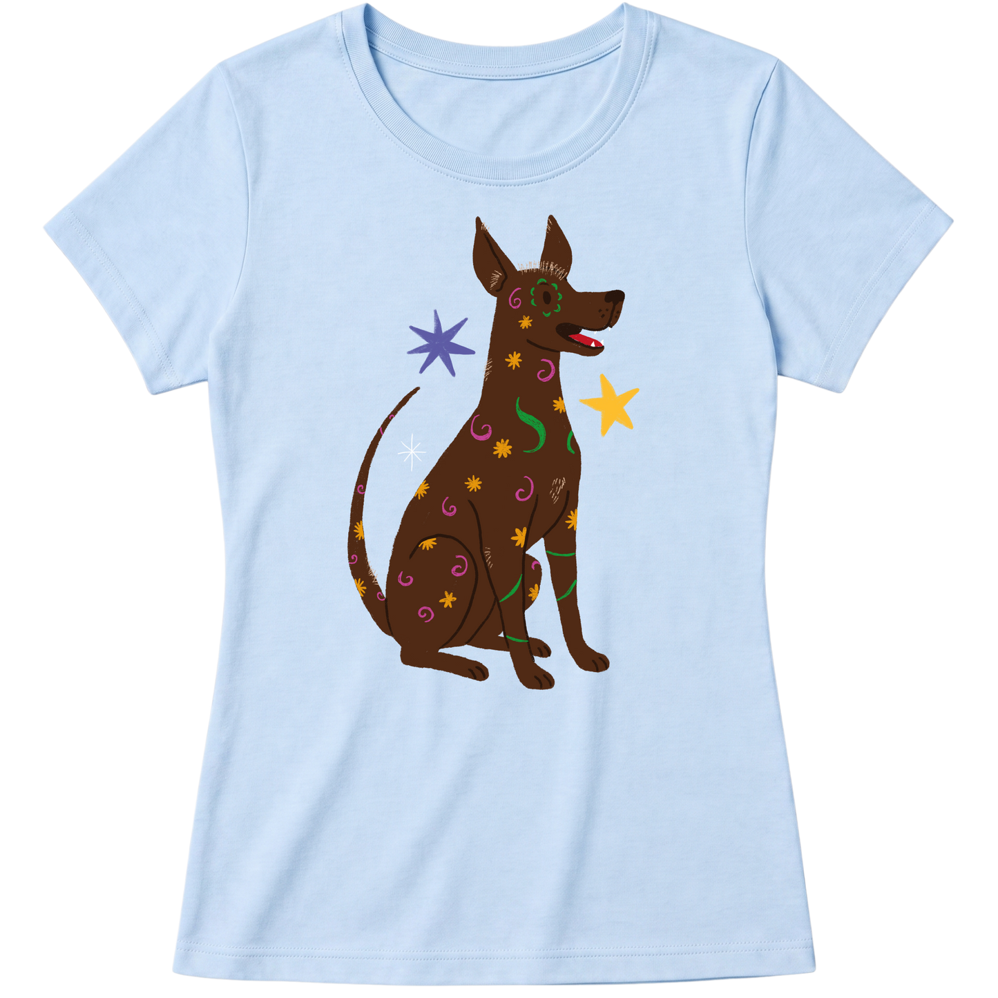 "Xoloitzcuintle" Blusa Baby Look