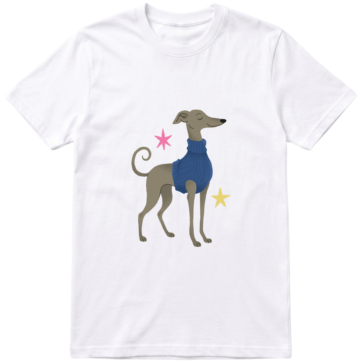 "Galgo italiano" Camiseta Básica Unissex