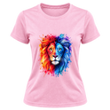 "Leão Elemental — Fire & Ice" Camiseta Dryfit Feminina Basic