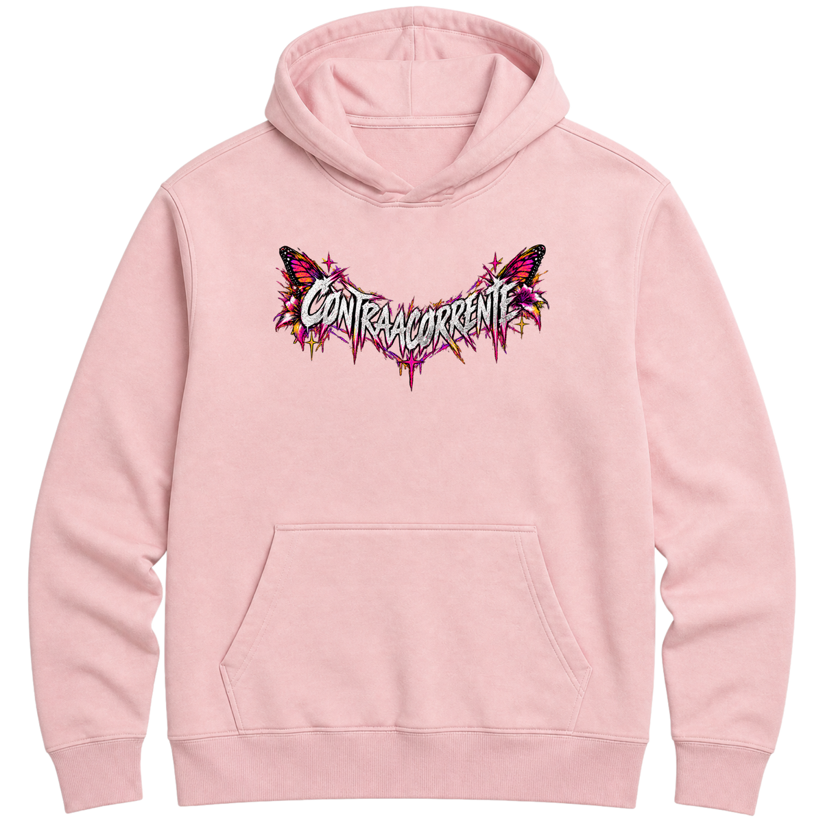 "Canguru c/ Capuz Hoodie Essential #035 - CØNTRAACØRRENTE" Moletom Premium
