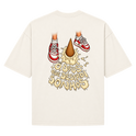 "02# FENDS -- O DEUS QUE DESTRÓI SONHOS (OVERSUZED)" Camiseta Oversized Suedine 220g
