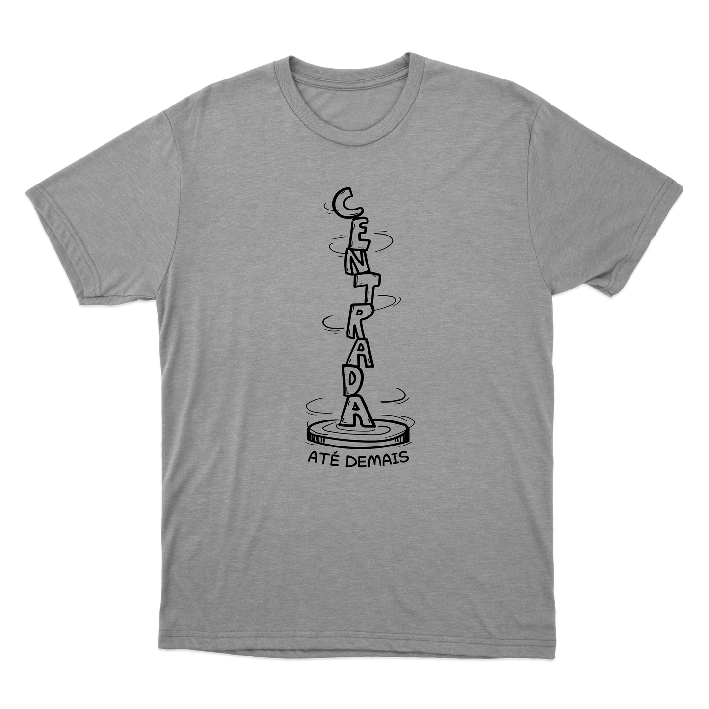 "centrada até demais" Camiseta Básica Unissex