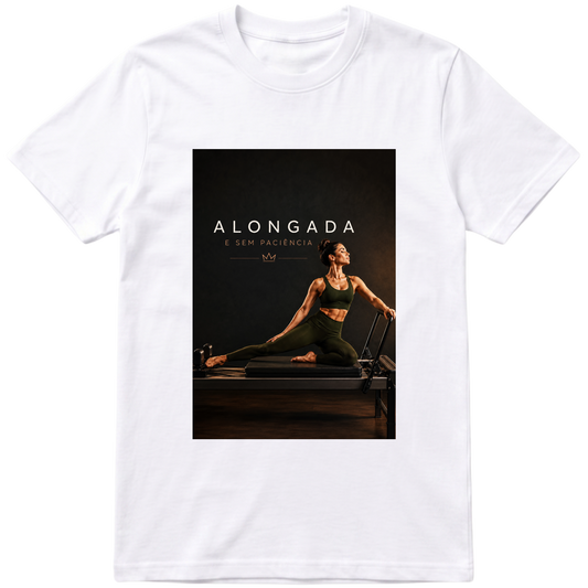 "Alongada" Camiseta regular básica