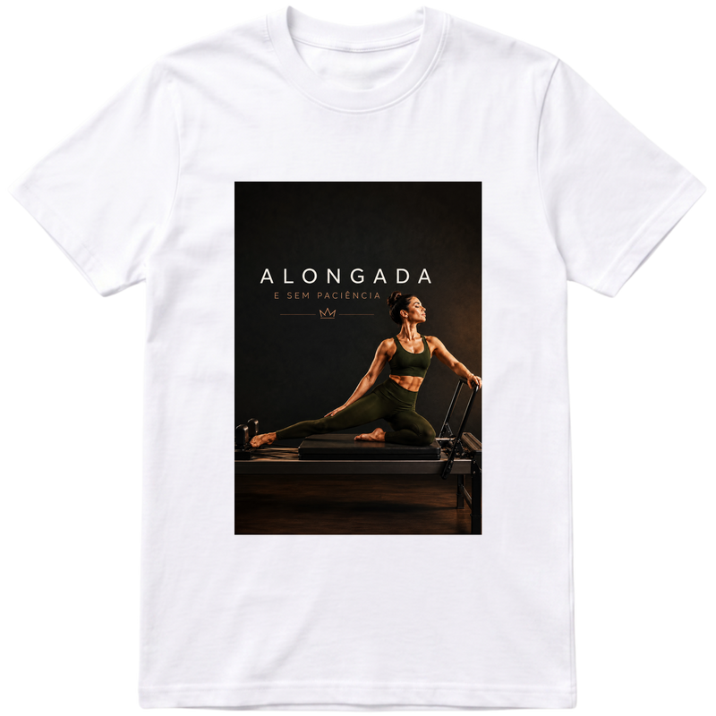"Alongada" Camiseta regular básica