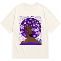 "Camiseta Oversized Maravilhosa Afro" Camiseta Oversized Básica