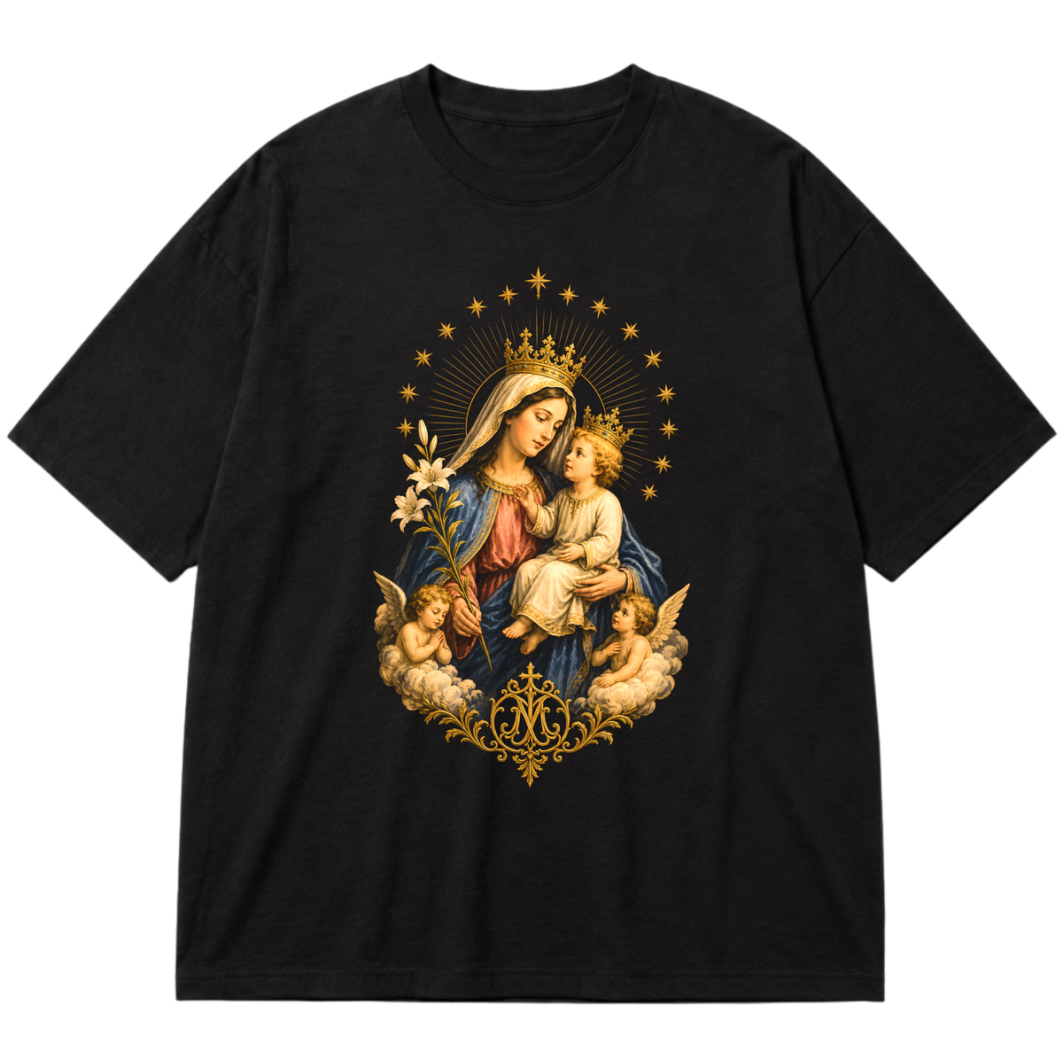 "Nossa Senhora" Oversized Premium 96% algodão 4% Elastano
