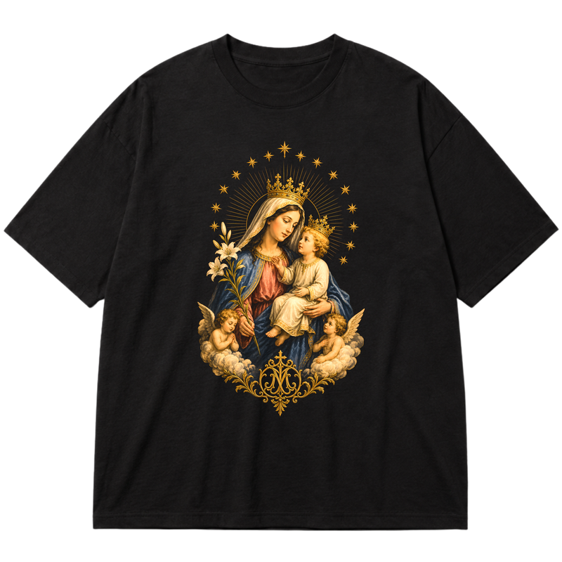 "Nossa Senhora" Oversized Premium 96% algodão 4% Elastano