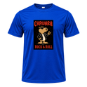 "Capivara Rock & Roll DTF" Camiseta Dryfit Masculina Basic