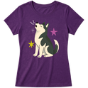 "Husky siberiano" Blusa Baby Look