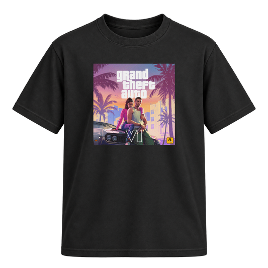 "VI.CE CITY THEMES" Camiseta Regular Suedine