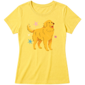 "Golden retrivier" Blusa Baby Look