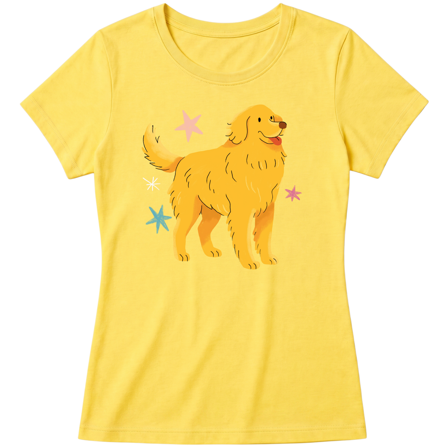 "Golden retrivier" Blusa Baby Look