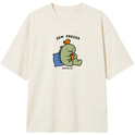 "Camiseta Sem Pressa" Camiseta Oversized Classic