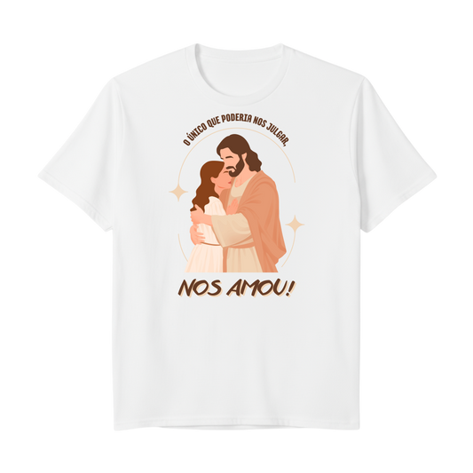 "Camiseta Regular Essential God" Camiseta Premium Unissex Bunker Studios