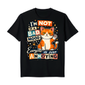 "Camiseta Regular "Im not in a bad mood"" Camiseta Premium Unissex Bunker Studios