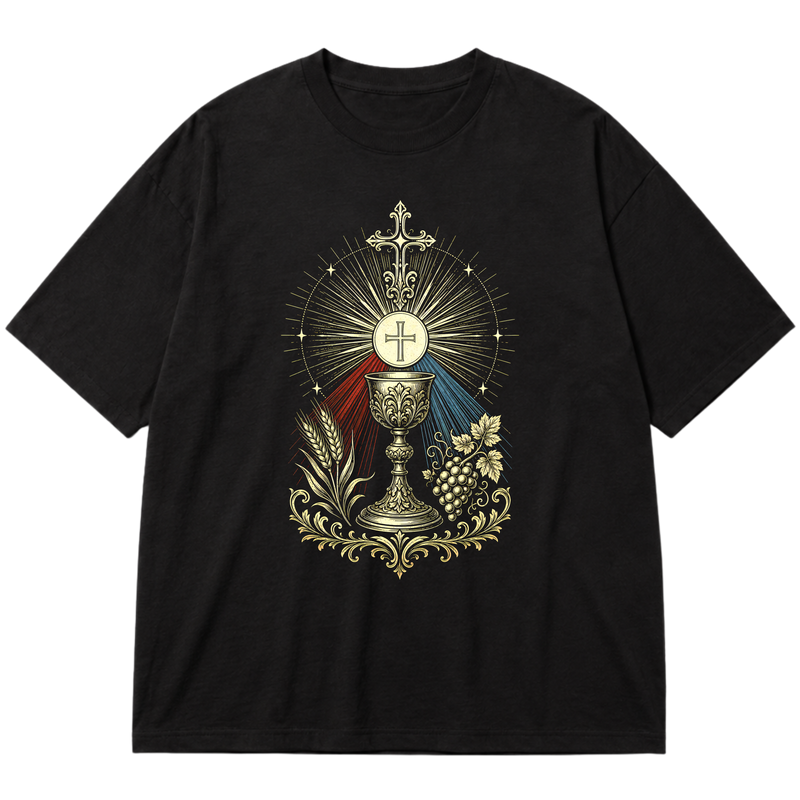 "Eucaristia" Oversized Premium 96% algodão 4% Elastano