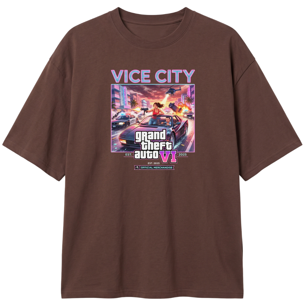 "VI.CE CITY THEMES" Camiseta Oversized Classic