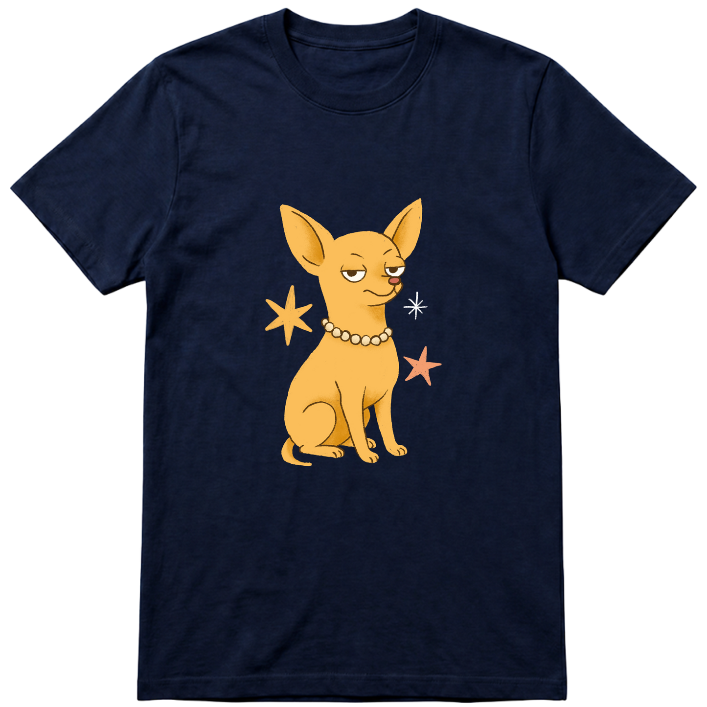 "Chihuahua de pelo curto" Camiseta Básica Unissex