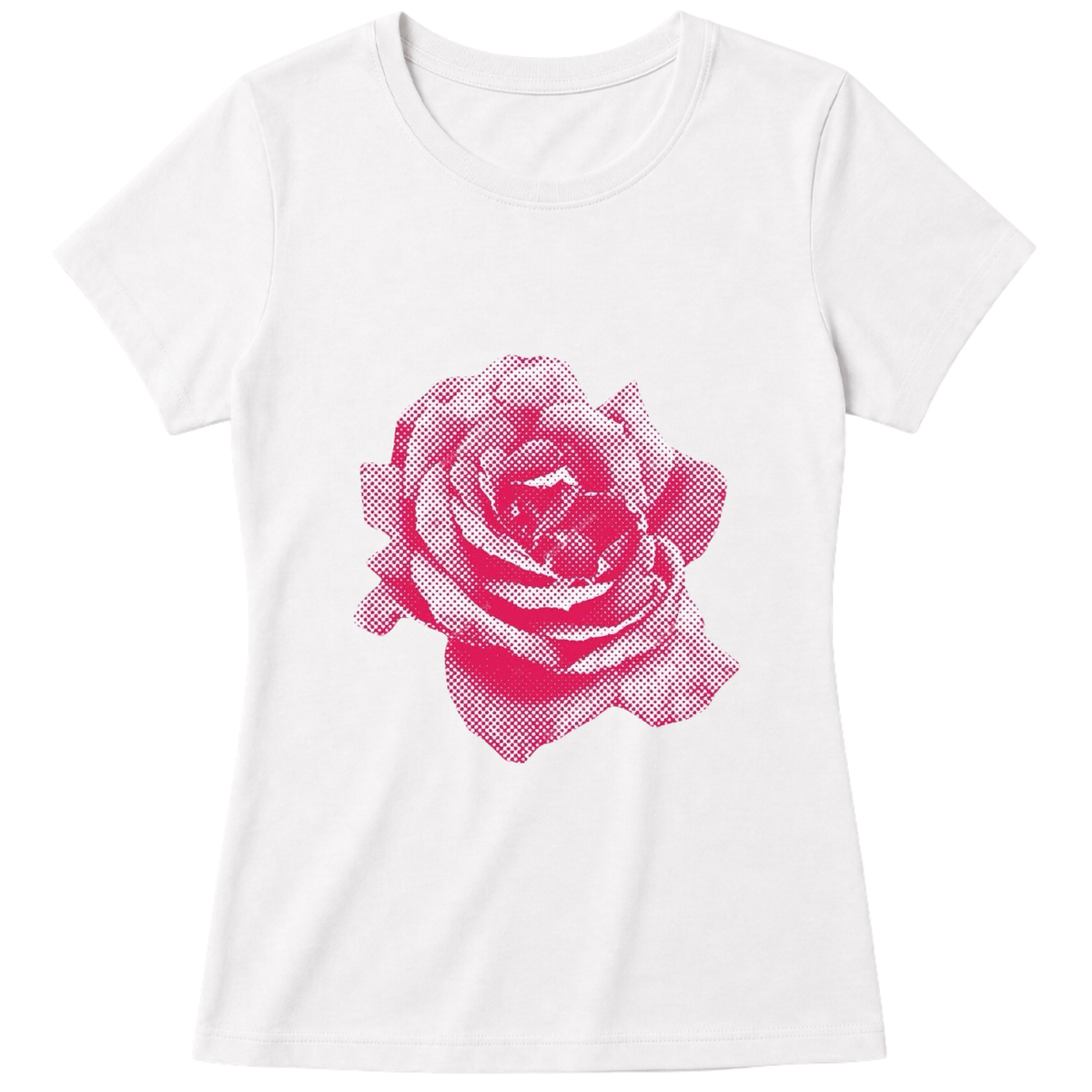 "Baby Look Pinky Rose" Blusa Baby Look