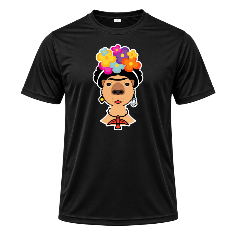 "Frida Kahpivara DTG" Camiseta Dryfit Masculina Basic