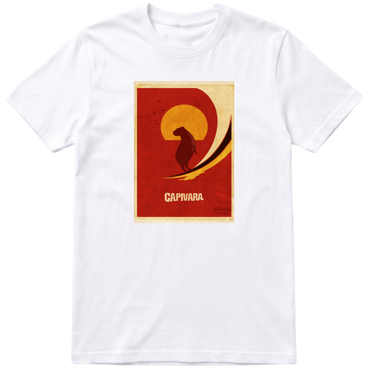 "Capivara Wave DTG" Camiseta Premium Unissex