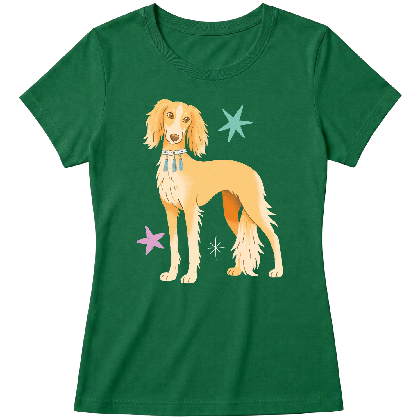 "Saluki" Blusa Baby Look