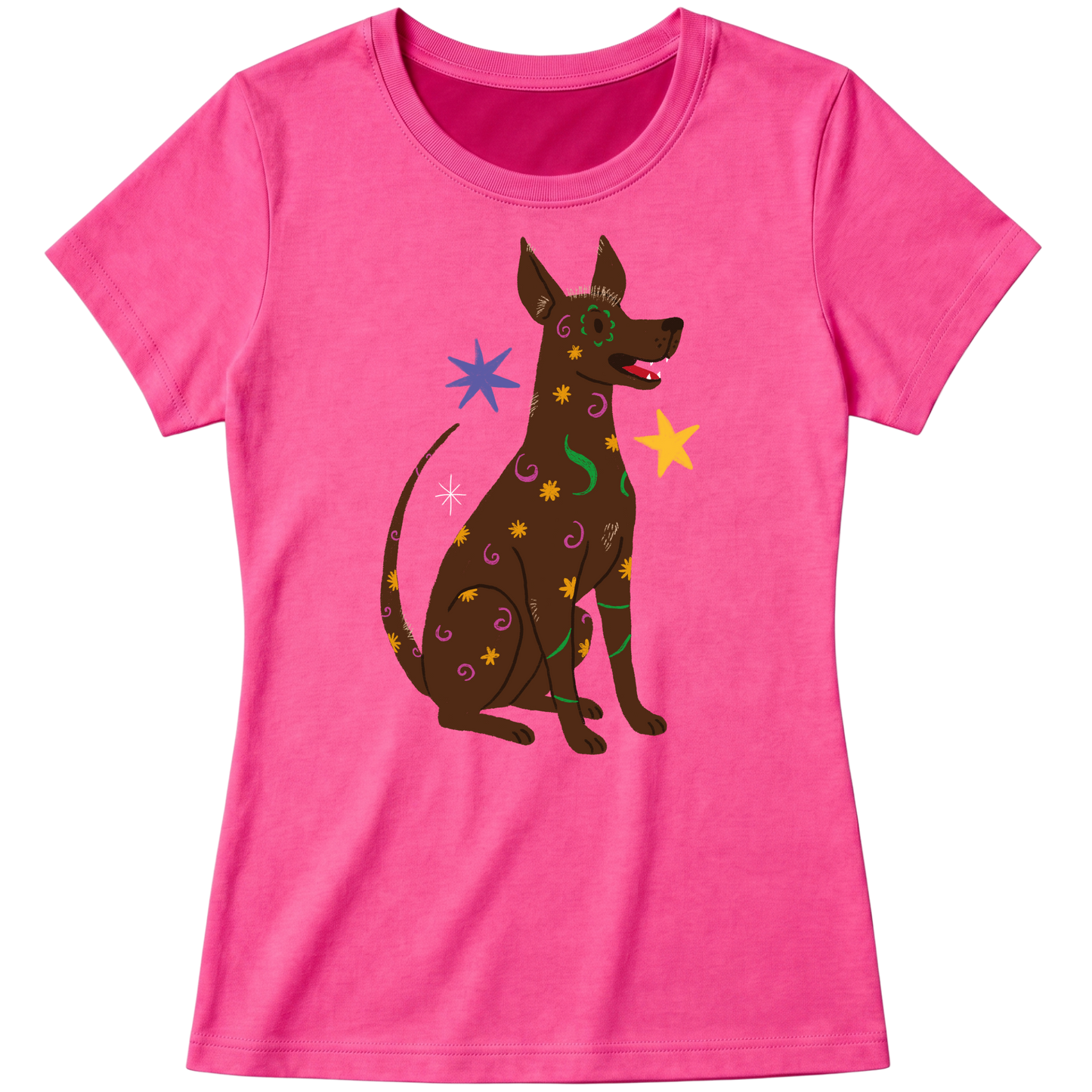 "Xoloitzcuintle" Blusa Baby Look