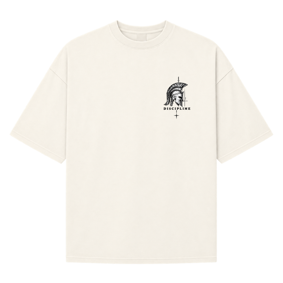 "Oversized Suedine - Warrior Mindset" Camiseta Oversized Suedine 220g