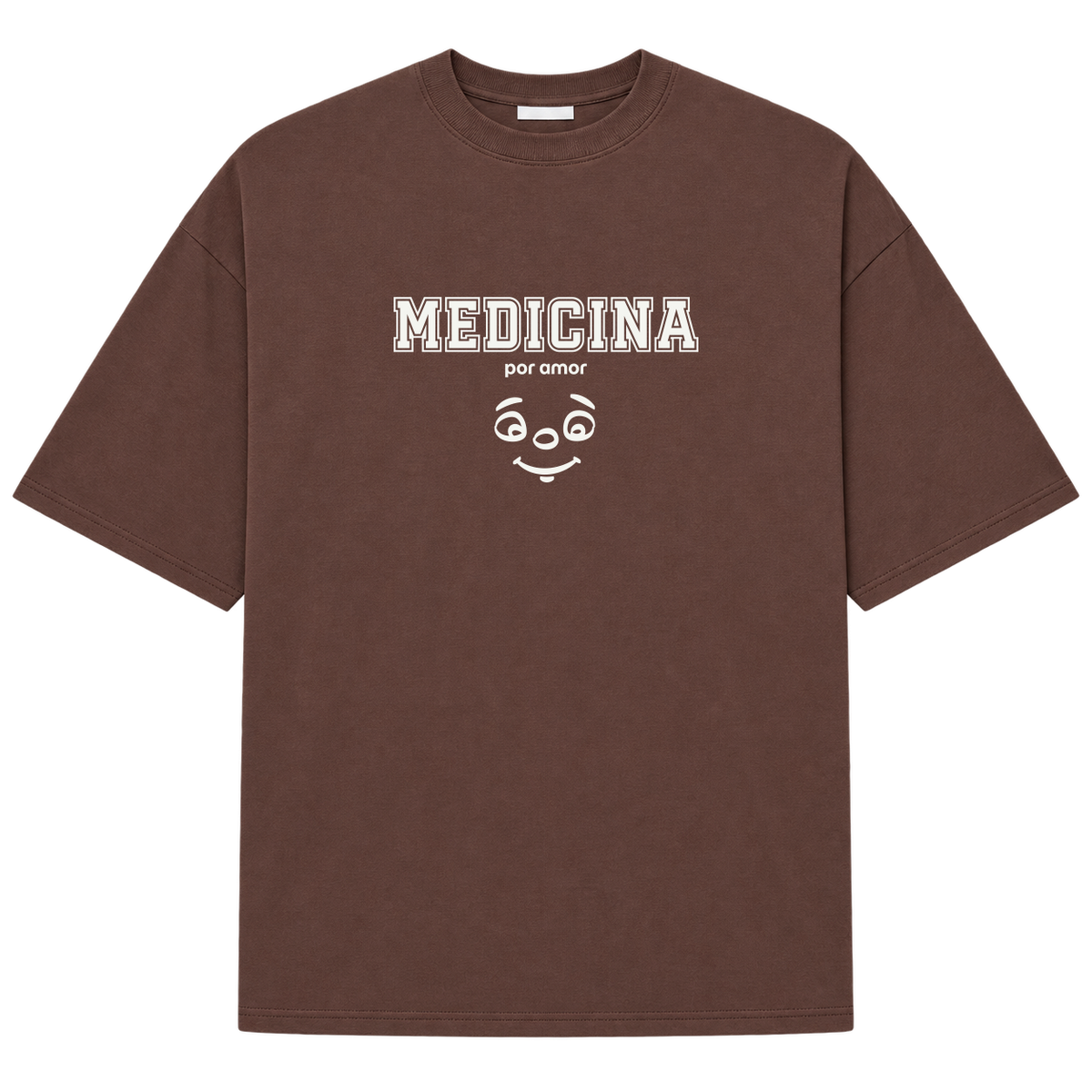 "Medicina" Camiseta Oversized Suedine 220g