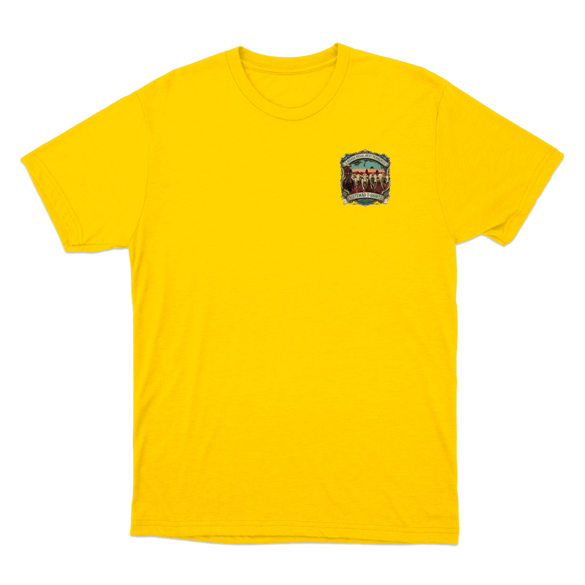 "Estampa DEUS PERMANECE" Camiseta Básica Unissex