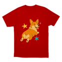 "corgi" Camiseta Básica Unissex