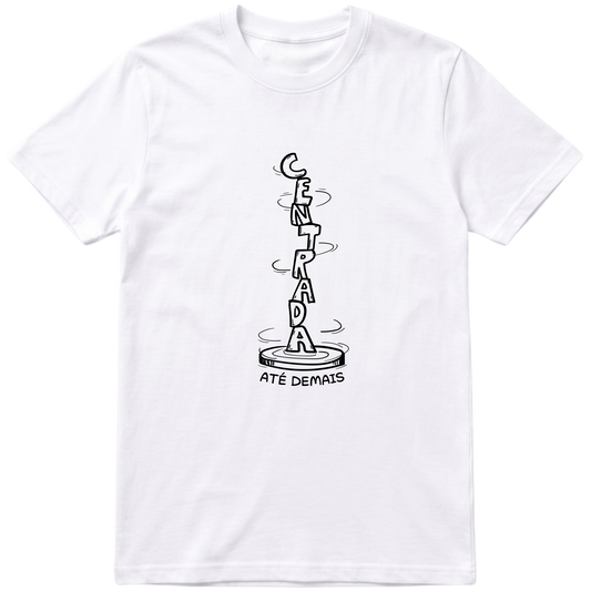 "centra até demais - dtg" Camiseta Básica Unissex