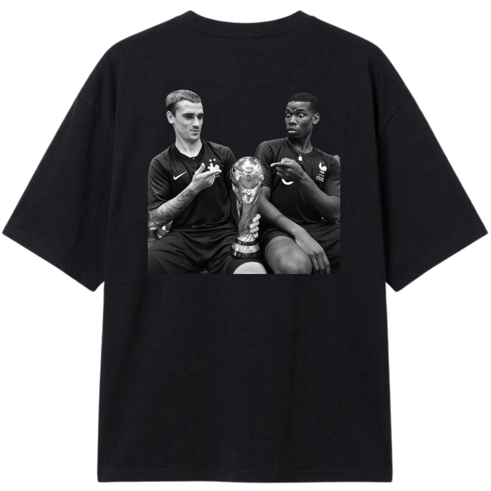 "camisa DUCONTRA Griezmann e Pogba" Camiseta Oversized Classic