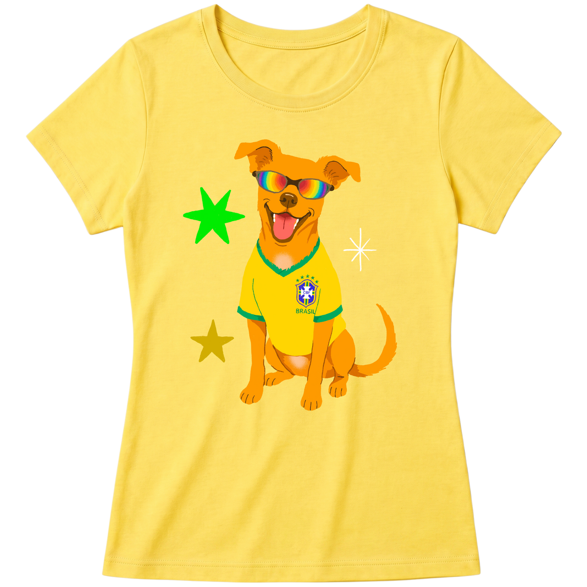 "Caramelo brasileiro" Blusa Baby Look