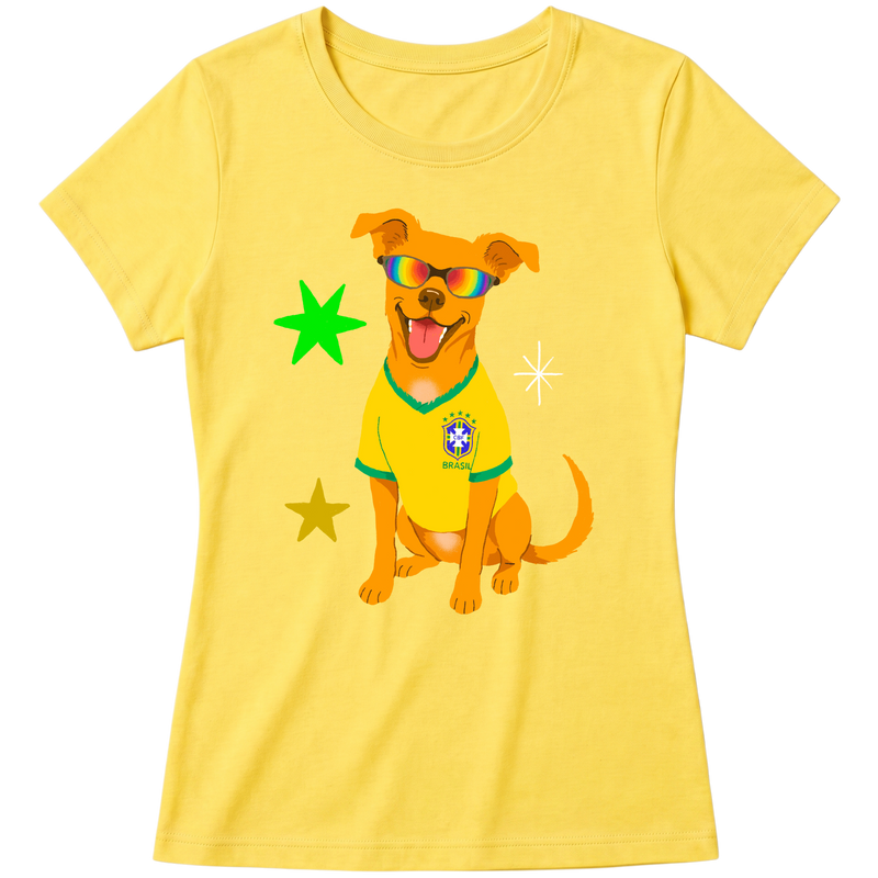 "Caramelo brasileiro" Blusa Baby Look