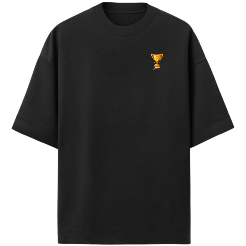 "Camiseta Oversized Heavy 240 VCTR “Aquele Que Vencer”" Camiseta Oversized Premium