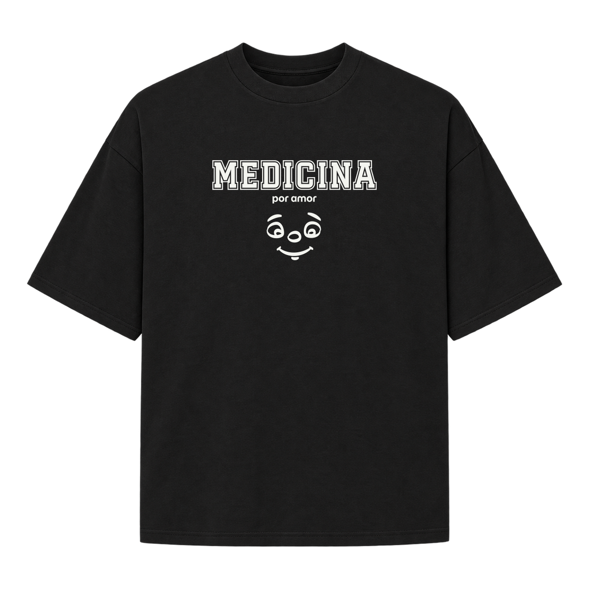 "Medicina" Camiseta Oversized Suedine 220g